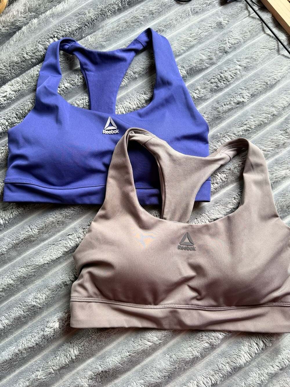 Reebok Women's Medium Impact Racerback Sports Bra (Set of 2)